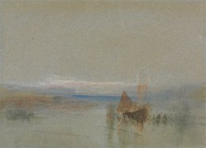 Bateaux de pêche calmes au large du Havre - Joseph Mallord William Turner